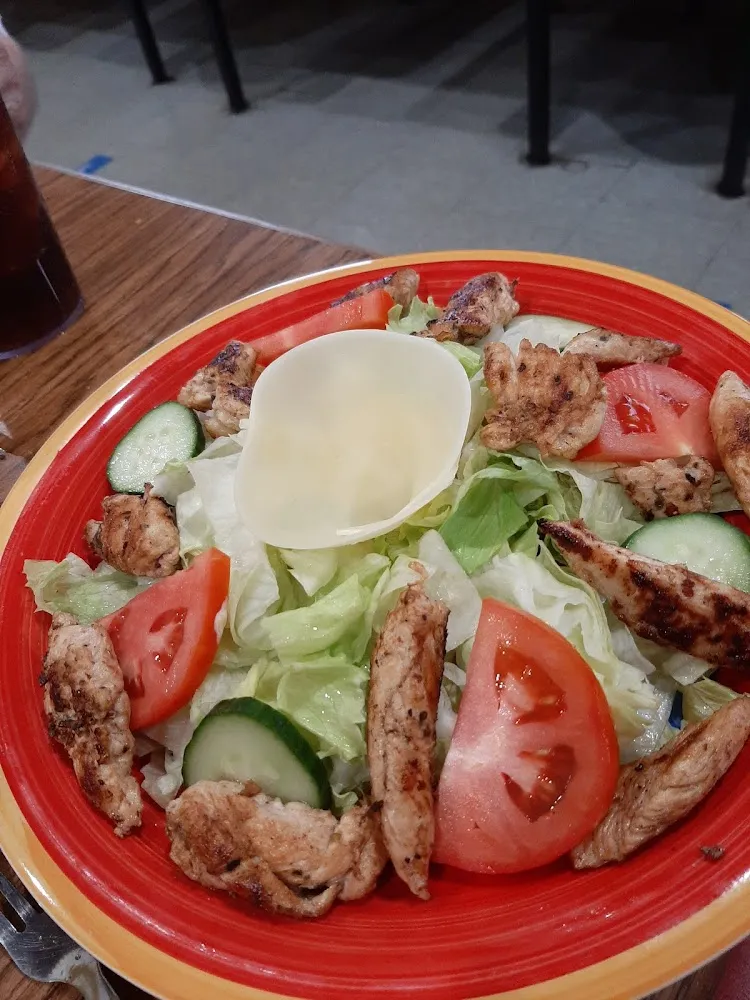Grilled Chicken Salad with Ranch Dressing